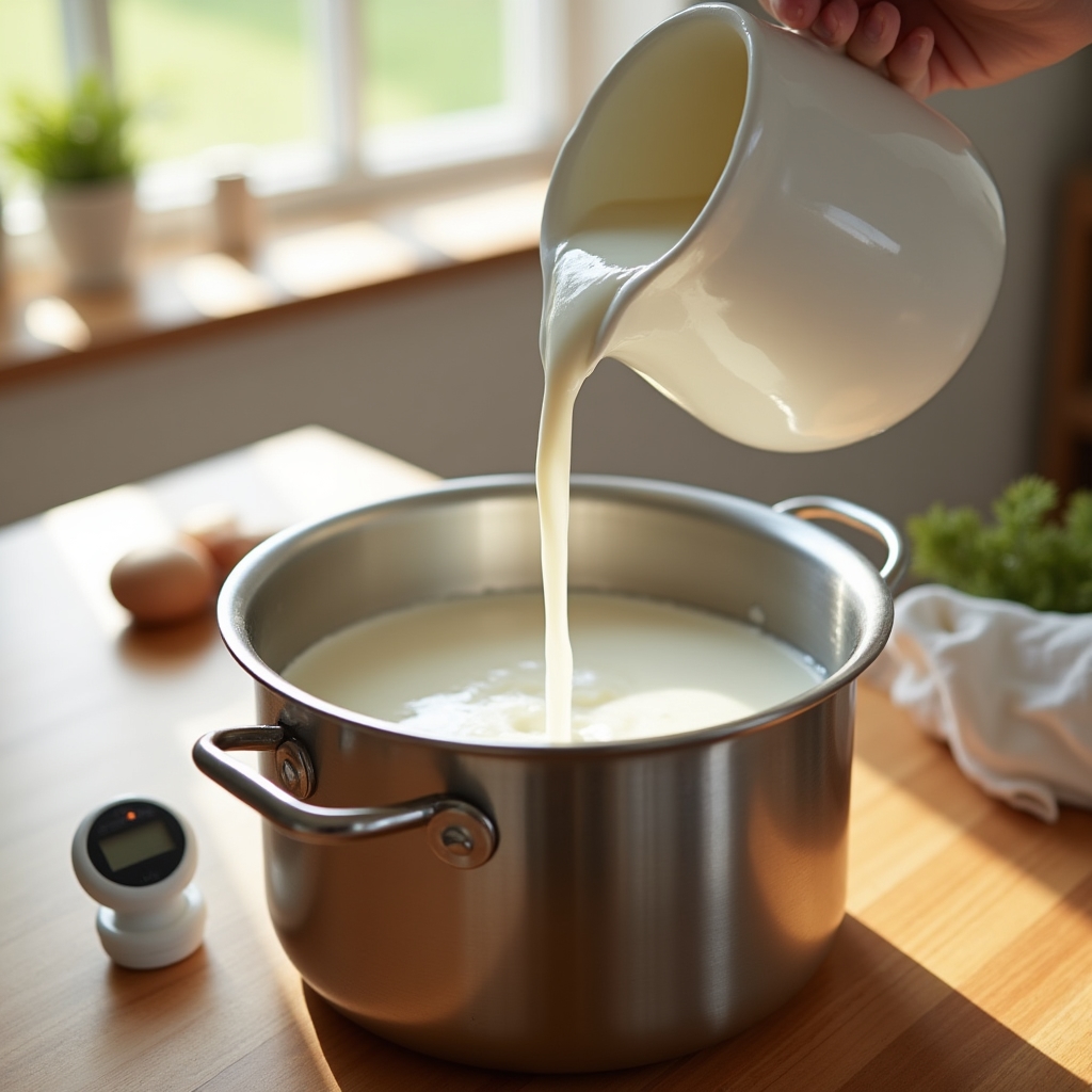 Свежее коровье молоко для сыроделия